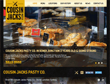Tablet Screenshot of cousinjackspastyco.com